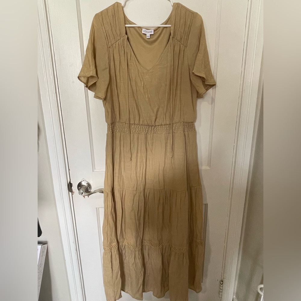 Size Large Tan Dress